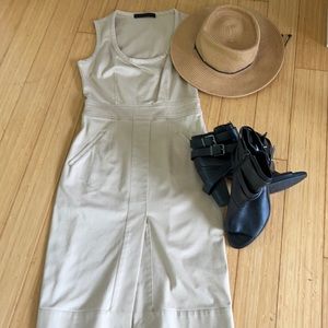 YIGAL Perfect neutral go anywhere Dress
